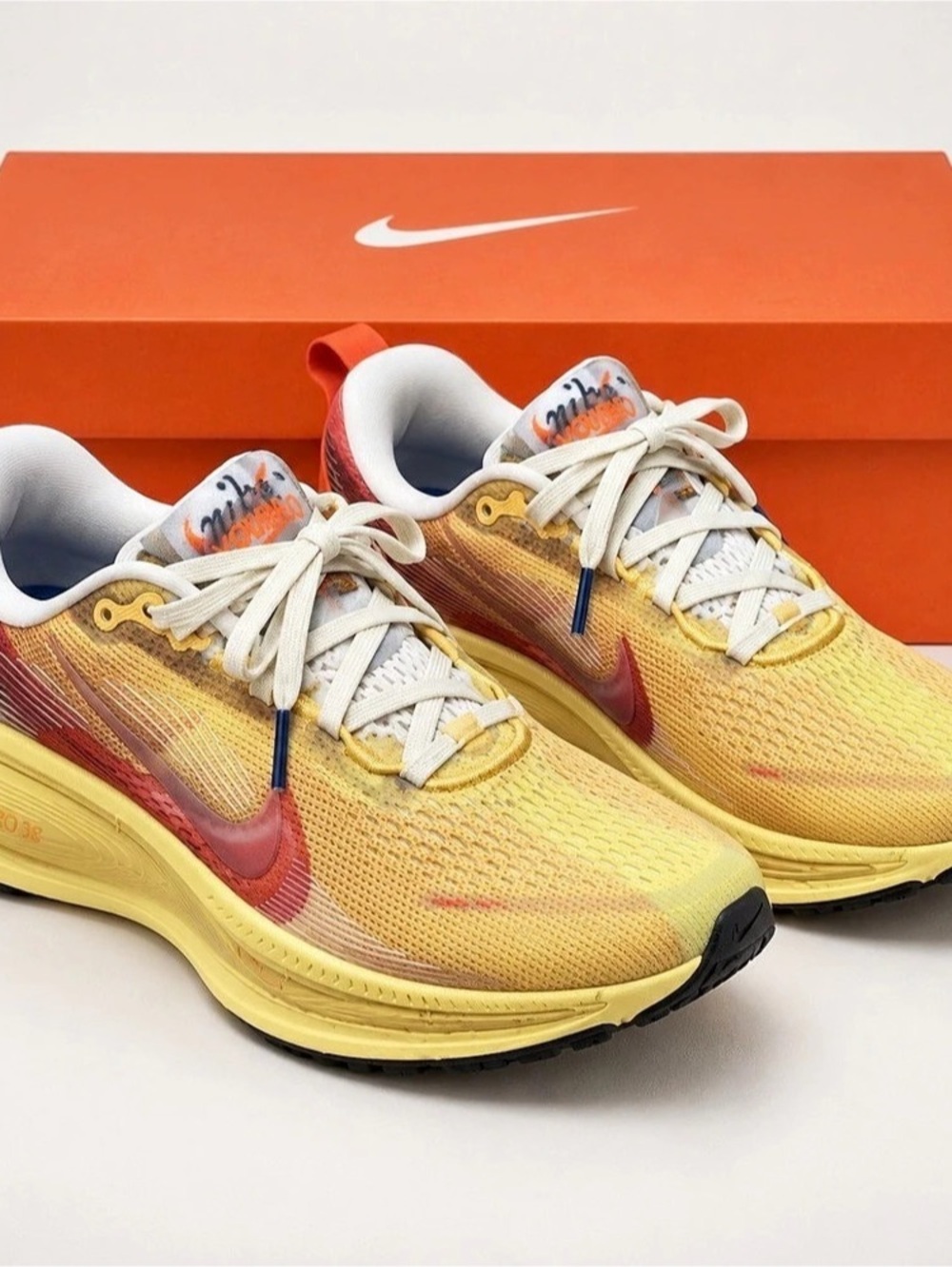 Nike Pegasus Trail Athletic Shoes in Yellow & Red Like New